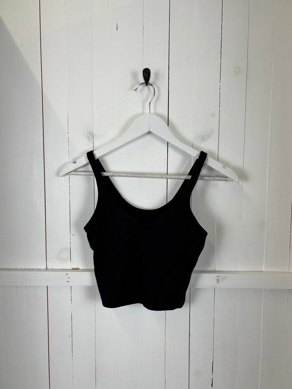Lululemon Black Nylon Tank Top Size 4 Women's Excellent - Picture 1 of 3